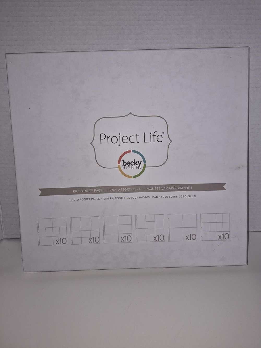 Project Life Becky Higgins Big Variety Pack 1 Lot of 60 Pocket Pages 12x12